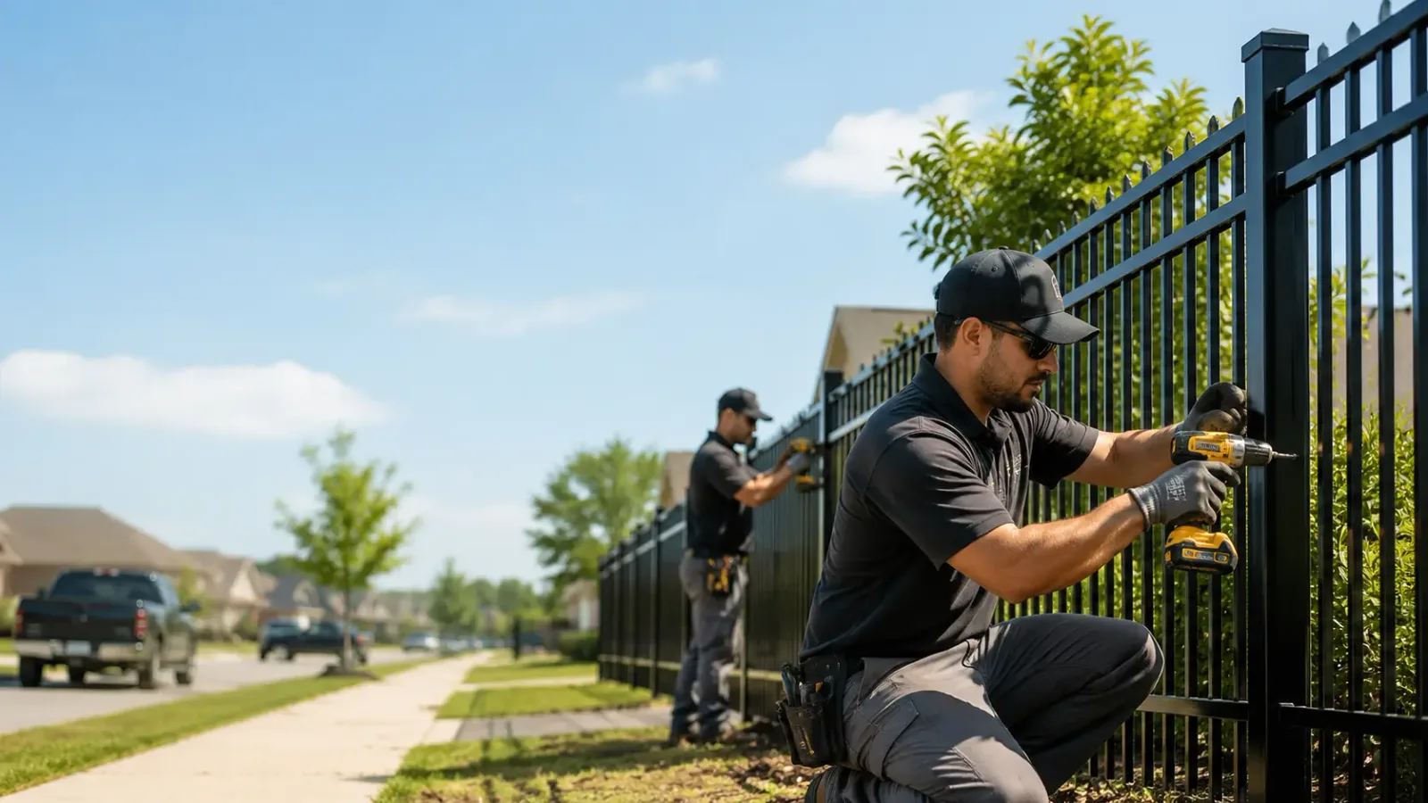 Metal Fence Installation in Batesville, TX